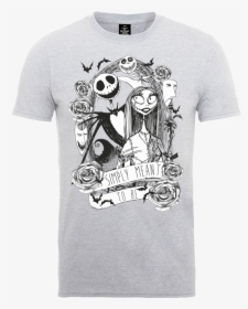 Disney The Nightmare Before Christmas Jack Skellington - Nightmare Before Christmas Jack And Sally Shirt, HD Png Download, Transparent PNG