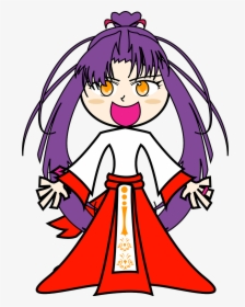 Anime, Girl, People, Woman, Asian, Japanese, Geisha - Purple Girl Clipart, HD Png Download, Transparent PNG