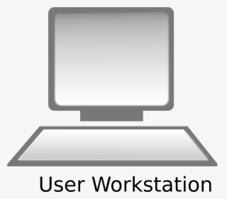 Computer Station Cliparts - Workstation Clipart, HD Png Download, Transparent PNG