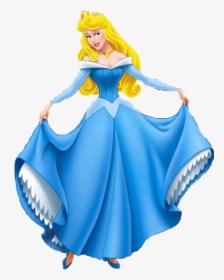Download Sleeping Beauty Png Hd - Sleeping Beauty In Blue, Transparent Png, Transparent PNG