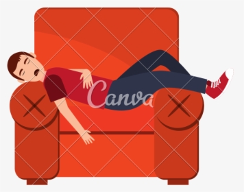 Person Sleeping Png - Sleep Canva Illustration, Transparent Png, Transparent PNG
