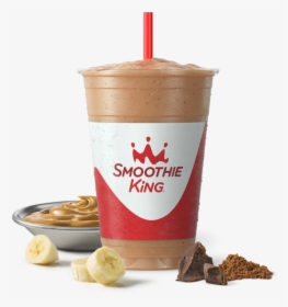 Sk Fitness Peanut Power Plus Chocolate With Ingredients - Pineapple Surf Smoothie King, HD Png Download, Transparent PNG