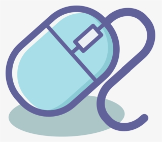 Blue,purple,symbol - Computer Mouse Clipart, HD Png Download, Transparent PNG