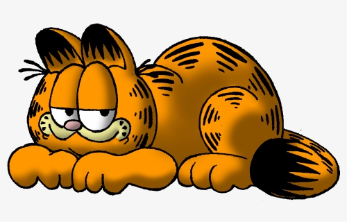 Garfield Image - Garfield Clipart Black And White, HD Png Download, Transparent PNG