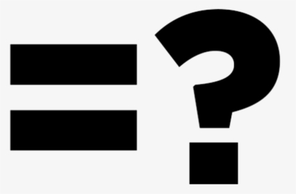 Equal Sign Png Free Download - Equal Sign Question Mark, Transparent Png, Transparent PNG