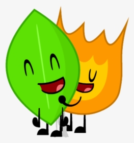 Green Yellow Leaf Plant Clip Art Smile Produce - Leafy Battle For Bfdi, HD Png Download, Transparent PNG