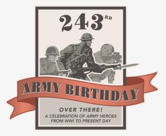 Transparent Us Soldier Png - Us Army Birthday 2018, Png Download, Transparent PNG