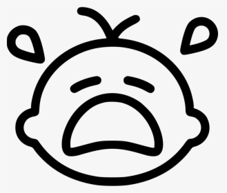 Crying Baby Comments - Crying Baby Icon Png, Transparent Png, Transparent PNG