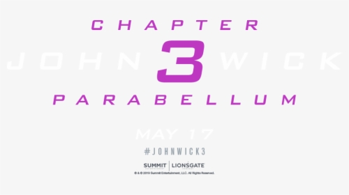 John Wick Chapter 3 Parabellum Logo, HD Png Download, Transparent PNG