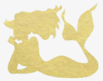 #mermaid #goldfoil#silhouette #mermaidlife #sticker - Map, HD Png Download, Transparent PNG