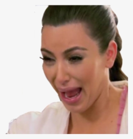 Funny Kim Kardashian Crying , Png Download - Stickers Kim Kardashian, Transparent Png, Transparent PNG
