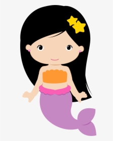 Baby Princess Mermaid Clipart - Mermaid Clipart, HD Png Download, Transparent PNG