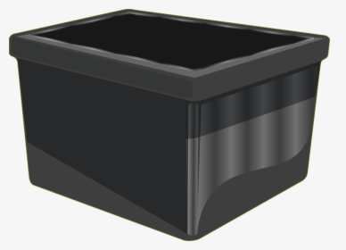 Container, Black, Box, Empty, Recycle, Storage, Trash - Vector Box Plastik Png, Transparent Png, Transparent PNG