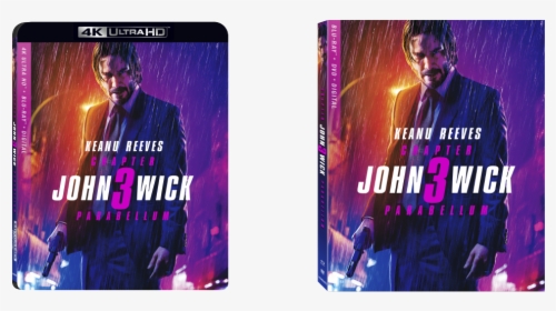 John Wick Home Release - John Wick Chapter 3 Parabellum Blu Ray, HD Png Download, Transparent PNG