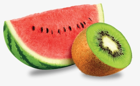 Kiwifruit , Png Download - Kiwi And Watermelon, Transparent Png, Transparent PNG