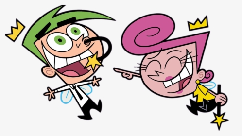 The Fairly Oddparents Wanda And Cosmo Having Fun - Fairly Odd Parents Background Hd, HD Png Download, Transparent PNG