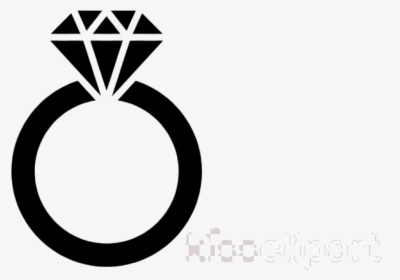 Diamond Ring Black Transparent Image Clipart Free Png - Engagement Ring Clipart Png, Png Download, Transparent PNG