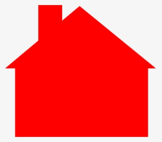 28 Collection Of House Outline Clipart Red - Red House Outline Clipart, HD Png Download, Transparent PNG