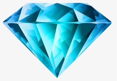 Transparent Diamond Clip Art - Cartoon Transparent Background Diamond, HD Png Download, Transparent PNG