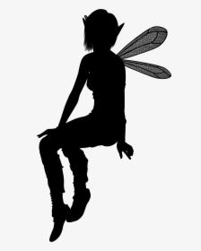 Elf Fairy Silhouette, HD Png Download, Transparent PNG