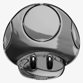 Custom Mario Mushroom Png , Png Download - Metal Mario Mushroom, Transparent Png, Transparent PNG