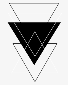 #triangle #black #white #png #tumblr #freetoedit - Triangle Tumblr Png, Transparent Png, Transparent PNG