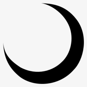 Clip And White - Crescent Moon Vector Png, Transparent Png, Transparent PNG