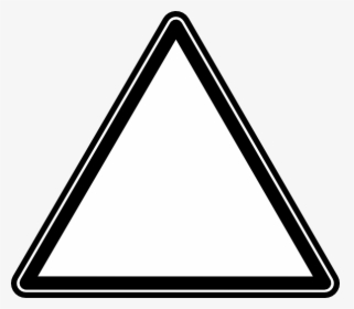 Triangle Clipart Black And White - Triangle Black And White Clipart, HD Png Download, Transparent PNG