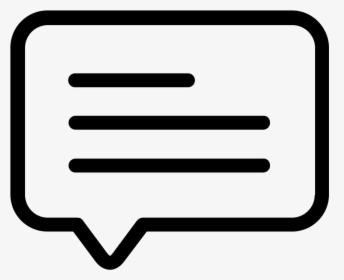 Speech Bubble - Logo Message, HD Png Download, Transparent PNG