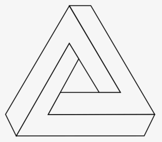 Triangle Outline Png - Üçgen Png, Transparent Png, Transparent PNG
