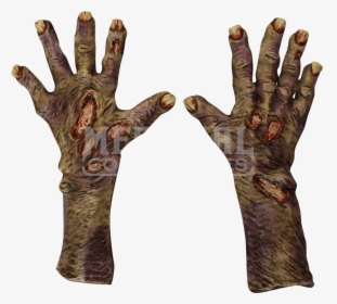 Zombie Hand Png Image - Zombie Gloves, Transparent Png, Transparent PNG