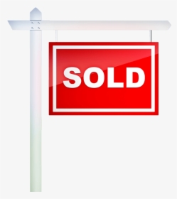 Transparent Sold Sign Png - Real Estate Sold Sign Png, Png Download, Transparent PNG