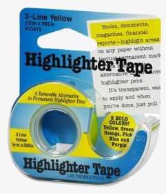 Highlighter Tape   Class - Paper, HD Png Download, Transparent PNG