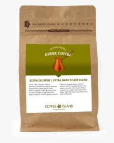 Greek Coffee Extra Dark Roast - Coffee Island Greek Price, HD Png Download, Transparent PNG