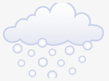 Snowfall Clipart Snow Effect - Winter Clouds Cartoon, HD Png Download, Transparent PNG