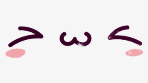 #kawaii #cute #face #happy #smile #purple - Calligraphy, HD Png Download, Transparent PNG