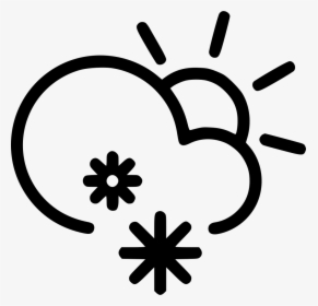Clouds & Rain Clipart Black And White, HD Png Download, Transparent PNG