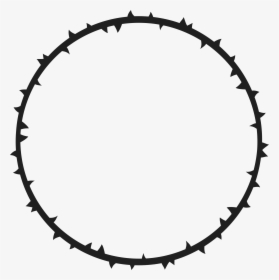 Crown Of Thorns Iii Clip Arts - Transparent Circle Of Thorns, HD Png Download, Transparent PNG