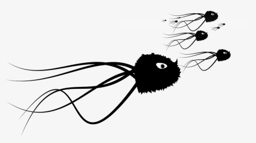 Monsters Aliens Creatures Free Picture - Shadow Monster Silhouette Transparent, HD Png Download, Transparent PNG