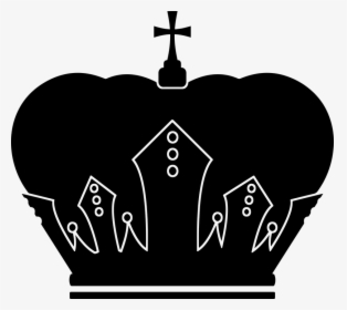 Crown Silhouettes, King, Crown, Silhouette, Symbol - Cross, HD Png Download, Transparent PNG