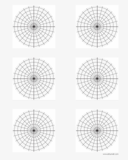 Polar Plane Graph Paper Main Image - Circle, HD Png Download, Transparent PNG