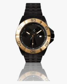 Gold Dust Black Timepiece Main, HD Png Download, Transparent PNG