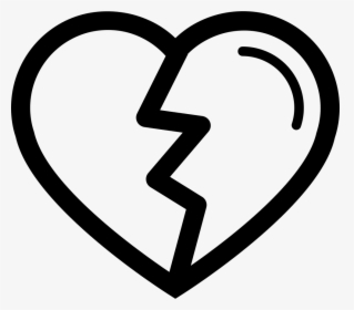Heart Shape With Crack Variant - Heart With Crack, HD Png Download, Transparent PNG