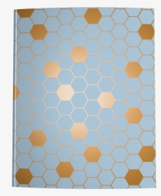 Blue Bronze Hexagon Notebook Cover - Circle, HD Png Download, Transparent PNG