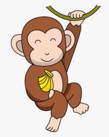 Monkey Baby Monkeys The Evil Clip Art Cartoon Cliparts - Monkey Clipart Png, Transparent Png, Transparent PNG