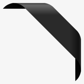 Black Ipad Air Data - Black Corner Ribbon Vector, HD Png Download, Transparent PNG