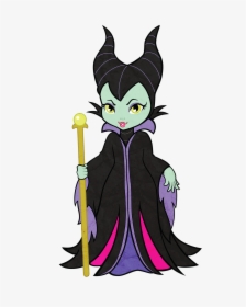 Download Maleficent Clipart Maleficent Evil Queen Clip - Cartoon Cute Maleficent, HD Png Download, Transparent PNG