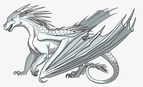 Icicles Drawing Easy - Wings Of Fire Icewing, HD Png Download, Transparent PNG