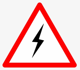 Danger Symbol Colouring Pages - Danger Electricity Clipart, HD Png Download, Transparent PNG