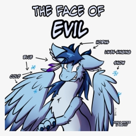 The Face Of Evil - Cartoon, HD Png Download, Transparent PNG